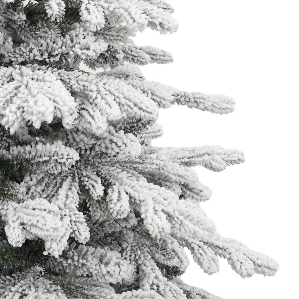Albero di Natale artificiale, pieghevole, innevato, 180 cm