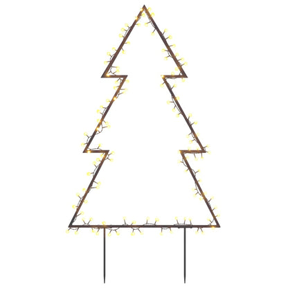 Weihnachtsbaum mit Erdspießen und 115 LEDs 90 cm