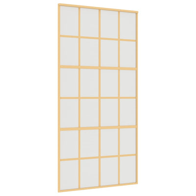 Schiebetür Golden 102,5x205 cm Matt ESG-Glas und Aluminium