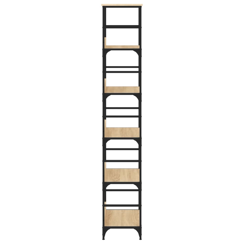 Bücherregal Sonoma-Eiche 50x33x188,5 cm Holzwerkstoff