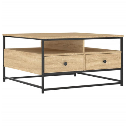 Couchtisch Sonoma-Eiche 80x80x45 cm Holzwerkstoff