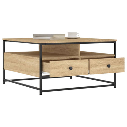 Couchtisch Sonoma-Eiche 80x80x45 cm Holzwerkstoff