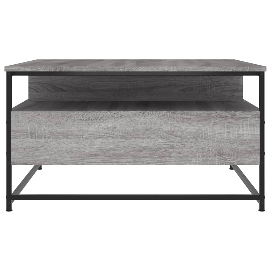 Couchtisch Grau Sonoma 80x80x45 cm Holzwerkstoff