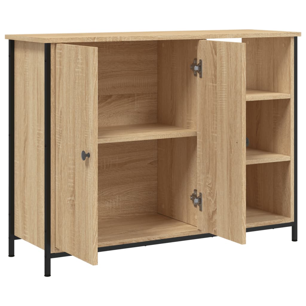 Sideboard Sonoma-Eiche 100x33x75 cm Holzwerkstoff