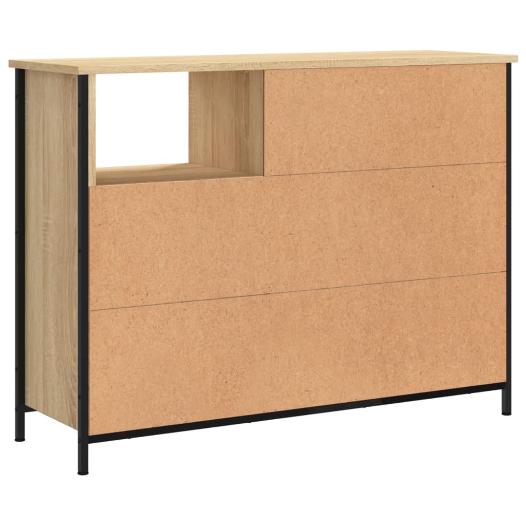 Sideboard Sonoma-Eiche 100x33x75 cm Holzwerkstoff