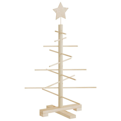 Weihnachtsbaum Holz zum Schmücken 75 cm Massivholz Kiefer