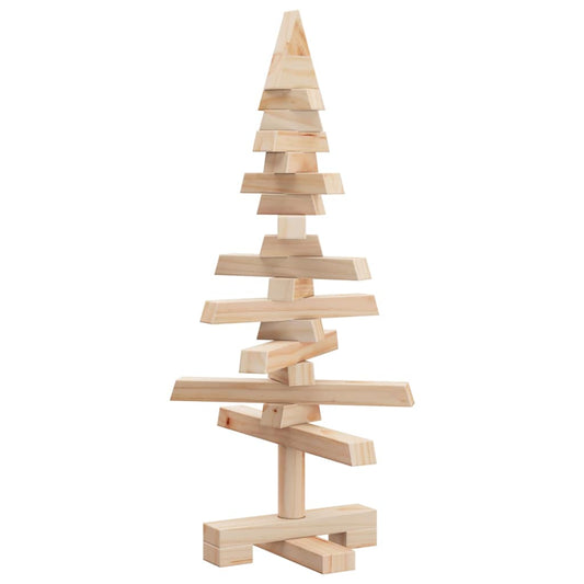 Weihnachtsbaum Holz zum Schmücken 60 cm Massivholz Kiefer