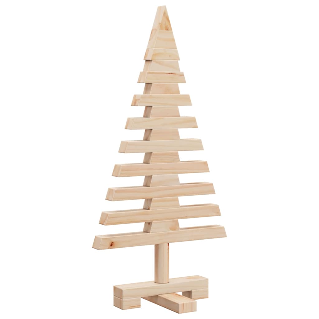 Albero di Natale in legno per decorazione, 60 cm, legno di pino massiccio