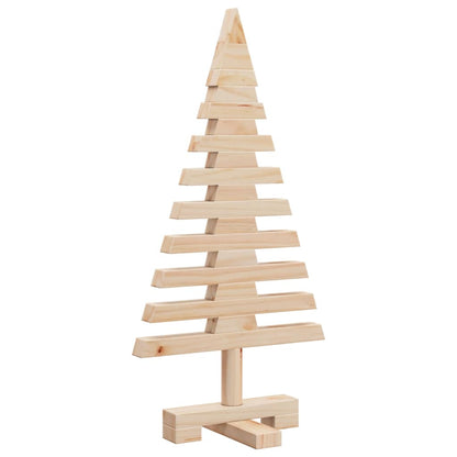 Albero di Natale in legno per decorazione, 60 cm, legno di pino massiccio