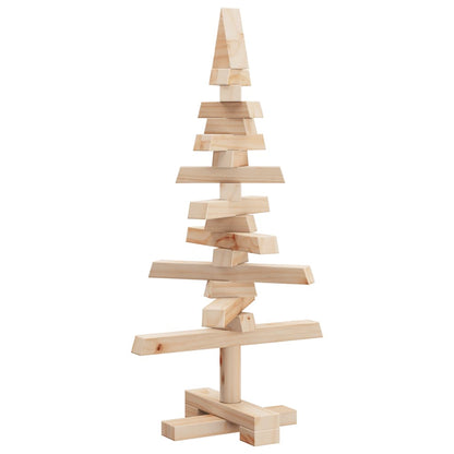 Albero di Natale in legno per decorazione, 60 cm, legno di pino massiccio