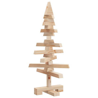 Albero di Natale in legno per decorazione, 60 cm, legno di pino massiccio