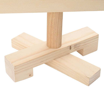 Albero di Natale in legno per decorazione, 60 cm, legno di pino massiccio