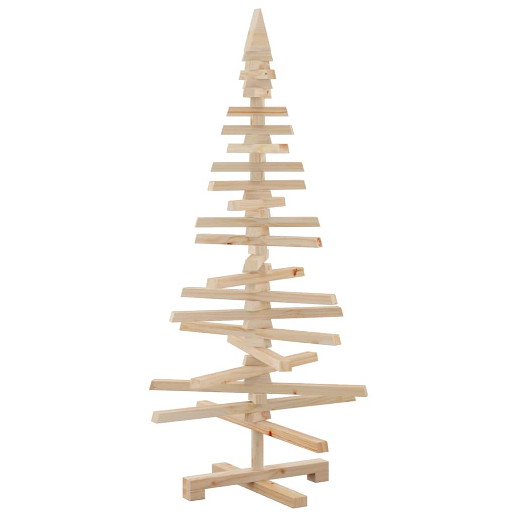 Weihnachtsbaum Holz zum Schmücken 120 cm Massivholz Kiefer