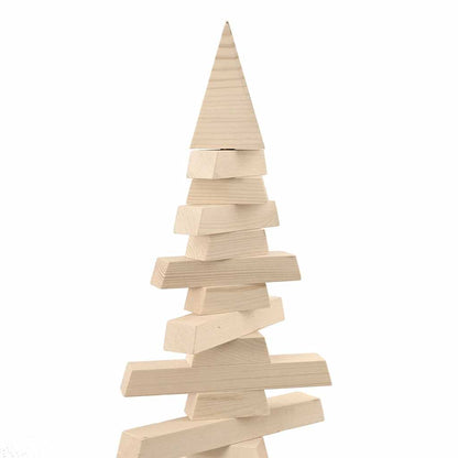 Weihnachtsbaum Holz zum Schmücken 120 cm Massivholz Kiefer