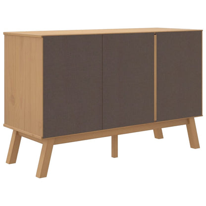 Sideboard OLDEN Braun 114x43x73,5 cm Massivholz Kiefer