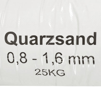 Filtersand 25 kg 0,8-1,6 mm