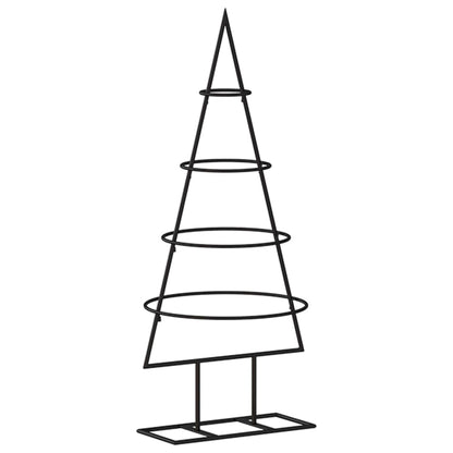 Metall-Weihnachtsbaum Deko Schwarz 60 cm