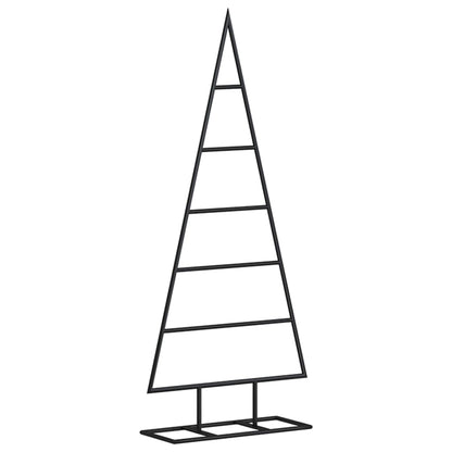 Metall-Weihnachtsbaum für Dekorationen Schwarz 90 cm