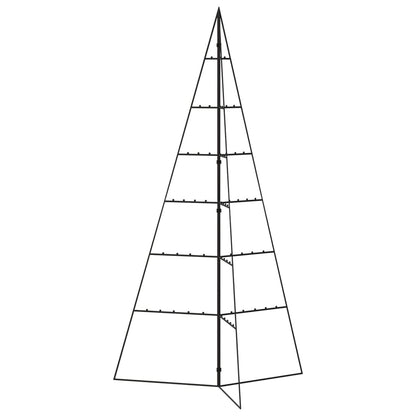 Metall-Weihnachtsbaum für Dekorationen Schwarz 140 cm