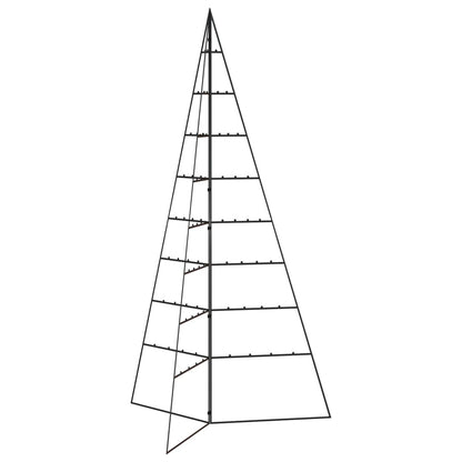 Metall-Weihnachtsbaum für Dekorationen Schwarz 180 cm