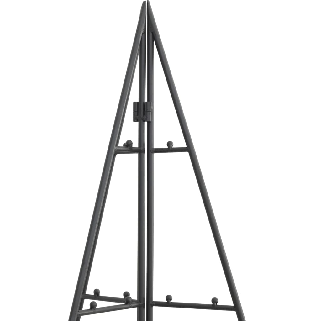 Metall-Weihnachtsbaum für Dekorationen Schwarz 180 cm