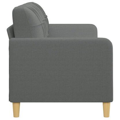 3-Sitzer-Sofa Dunkelgrau 180 cm Stoff