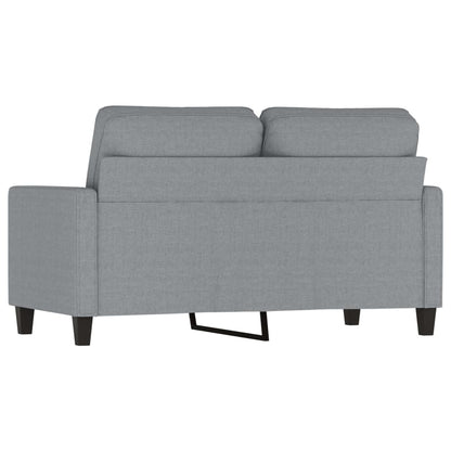 2-Sitzer-Sofa Hellgrau 120 cm Stoff