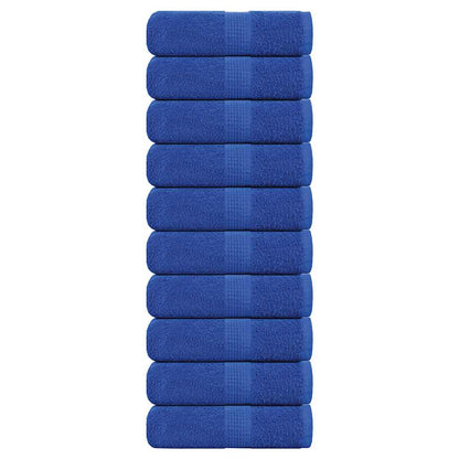 Seiftücher 10 Stk. Blau 30x30 cm 360 g/m² 100% Baumwolle