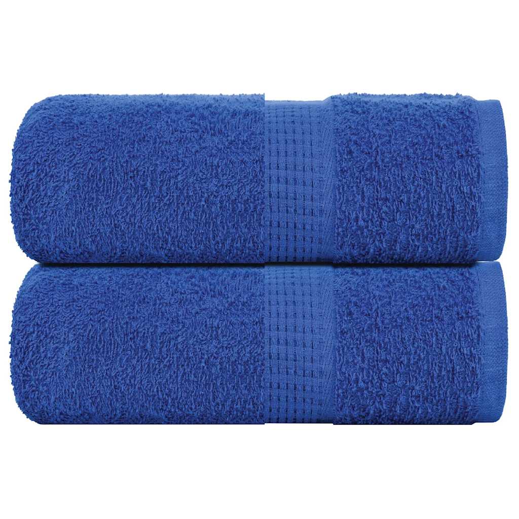 Gästetücher 2 Stk. Blau 30x50 cm 360 g/m² 100% Baumwolle