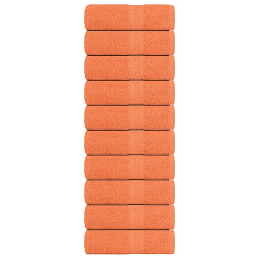 Gästetücher 10 Stk. Orange 30x50 cm 360 g/m² 100% Baumwolle