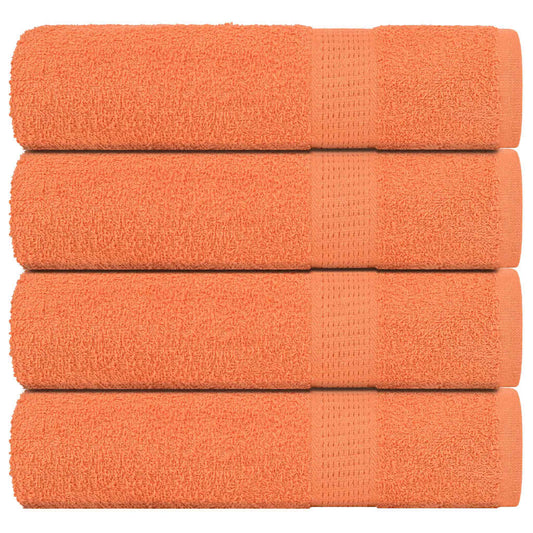 Duschtücher 4 Stk. Orange 70x140 cm 360 g/m² 100% Baumwolle