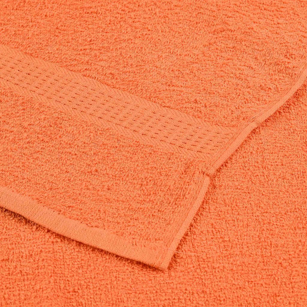 Duschtücher 10 Stk. Orange 70x140 cm 360 g/m² 100% Baumwolle