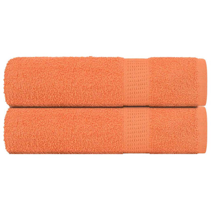 Badetücher 2 Stk. Orange 100x150 cm 360 g/m² 100% Baumwolle