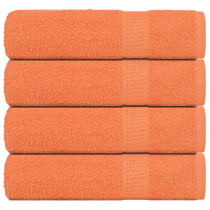 Badetücher 4 Stk. Orange 100x150 cm 360 g/m² 100% Baumwolle