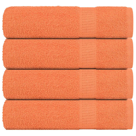 Badetücher 4 Stk. Orange 100x150 cm 360 g/m² 100% Baumwolle