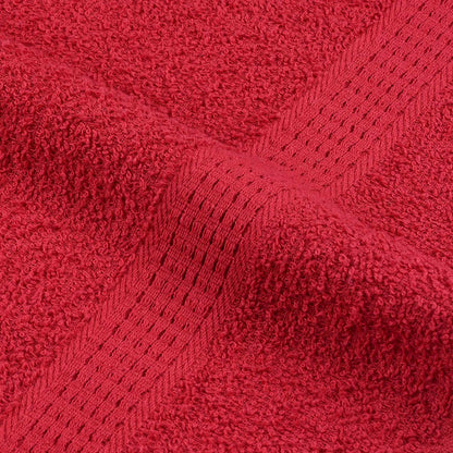 Seiftücher 2 Stk. Rot 30x30 cm 360 g/m² 100% Baumwolle