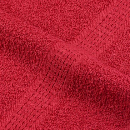 Gästetücher 10 Stk. Rot 30x50 cm 360 g/m² 100% Baumwolle