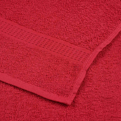 Handtücher 2 Stk. Rot 50x100 cm 360 g/m² 100% Baumwolle