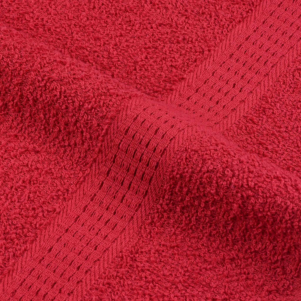 Duschtücher 10 Stk. Rot 70x140 cm 360 g/m² 100% Baumwolle