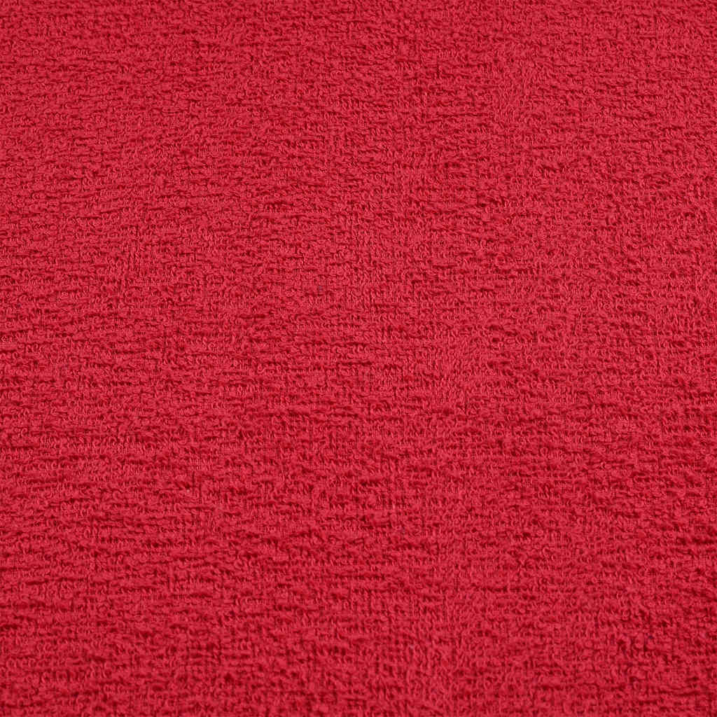 Badetücher 10 Stk. Rot 100x150 cm 360 g/m² 100% Baumwolle