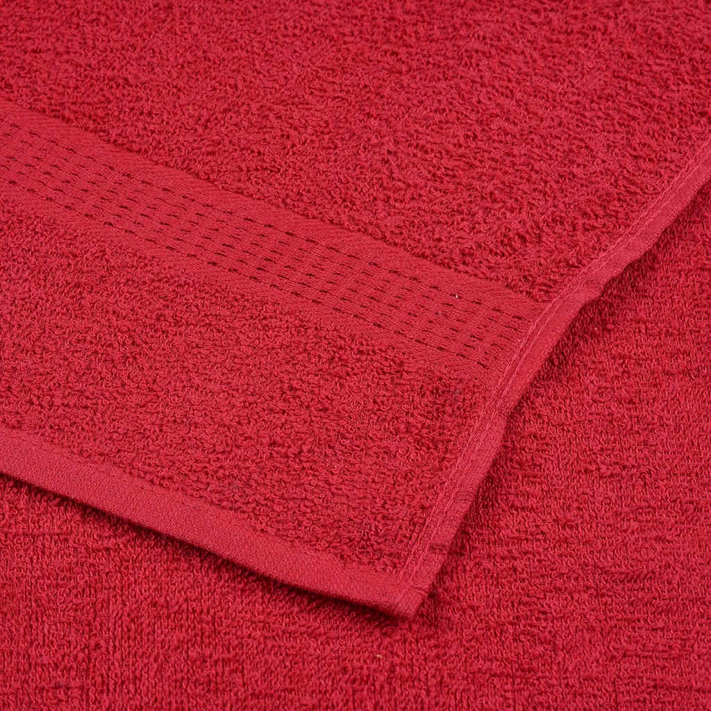 Saunatücher 2 Stk. Rot 80x200 cm 360 g/m² 100% Baumwolle