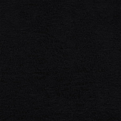 Seiftücher 10 Stk. Schwarz 30x30 cm 360 g/m² 100% Baumwolle