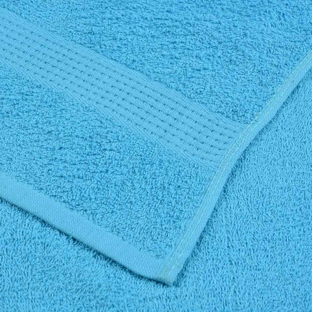 Seiftücher 10 Stk. Türkis 30x30 cm 360 g/m² 100% Baumwolle