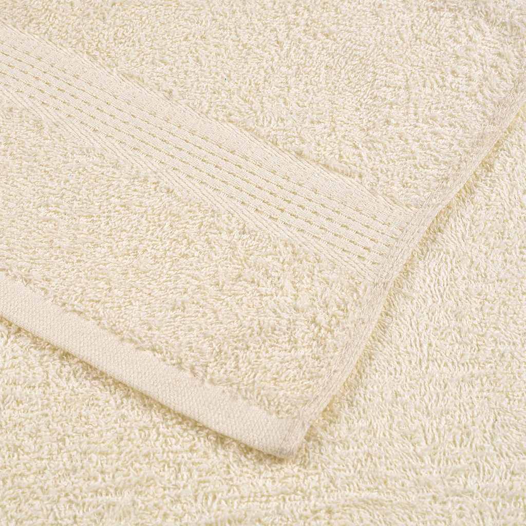 Seiftücher 2 Stk. Creme 30x30 cm 360 g/m² 100% Baumwolle