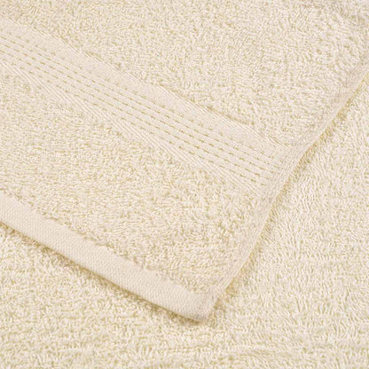 Seiftücher 2 Stk. Creme 30x30 cm 360 g/m² 100% Baumwolle