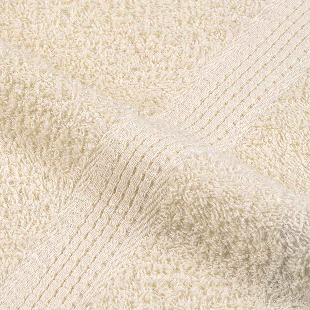 Seiftücher 2 Stk. Creme 30x30 cm 360 g/m² 100% Baumwolle