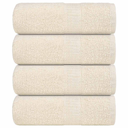 Seiftücher 4 Stk. Creme 30x30 cm 360 g/m² 100% Baumwolle