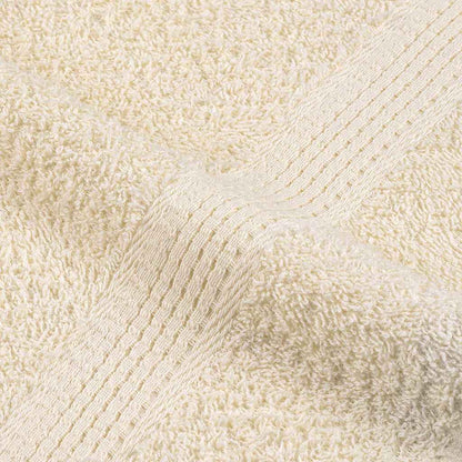 Handtücher 2 Stk. Creme 50x100 cm 360 g/m² 100% Baumwolle