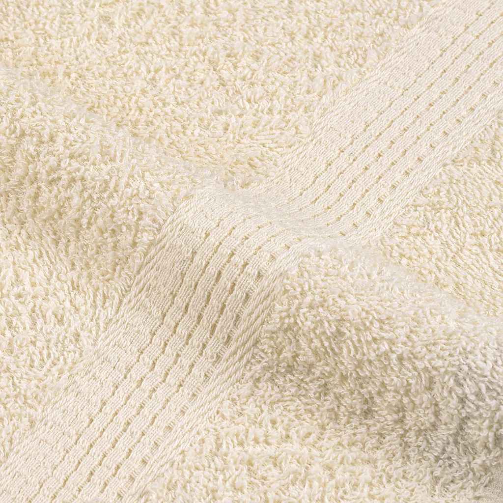 Duschtücher 10 Stk. Creme 70x140 cm 360 g/m² 100% Baumwolle