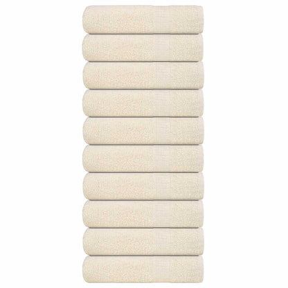 Badetücher 10 Stk. Creme 100x150 cm 360 g/m² 100% Baumwolle